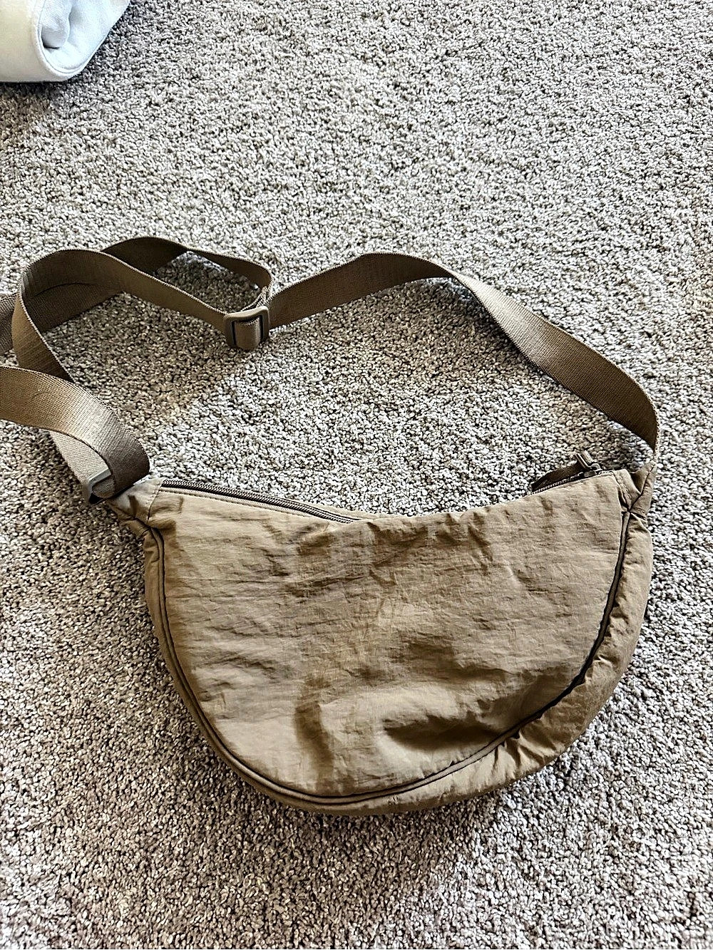 Uniqlo Round Mini Shoulder Bag Brown Crossbody Bag